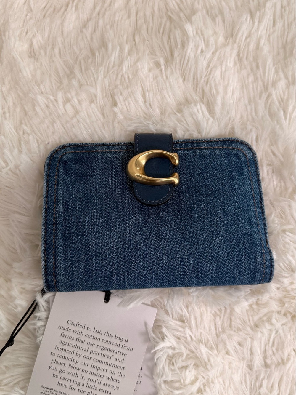 Coach Denim Tabby Wallet